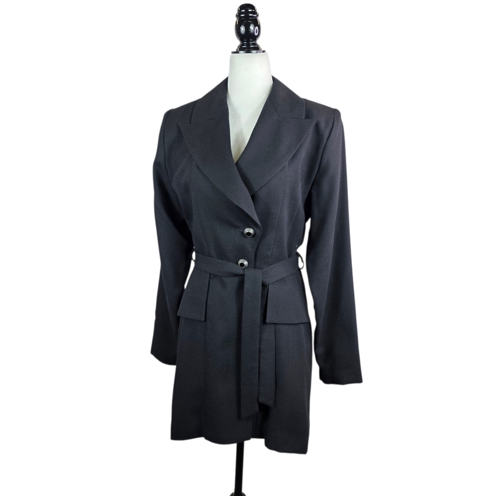 Christian Chenail Muse vintage wool belted blazer